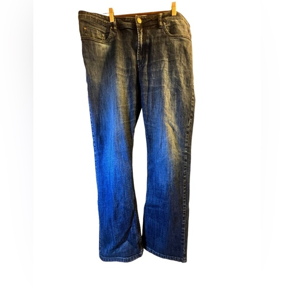 🦬𝅺BUFFALO David Bitton Jeans Jack-X Slim Straight Stretch Size 36 x 30 - Picture 1 of 8